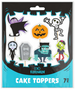 Toppery do babeczek Halloween Monsters 9cm 7szt.