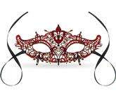 Maseczka ażurowa "Czerwona łza", 1 szt.