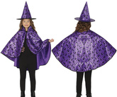 Zestaw Kostium Strój Fioletowa CZAROWNICA Wiedźma