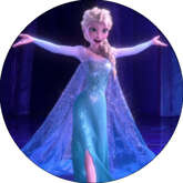 Opłatek tortowy 14 cm Frozen II 1 szt.