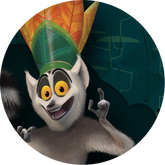 Opłatek tortowy 20 cm, Pingwiny z Madagaskaru