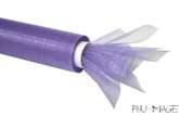 Organza dekoracyjna 36cm*10y, lawendowa, 1 szt.