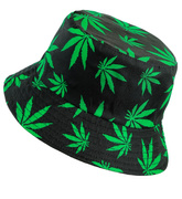 Kapelusz Czapka Bucket Hat Marihuana Liście Gajna