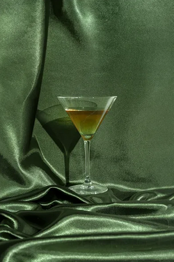 Satyna gładka, butelkowa zieleń, 0,36x9m