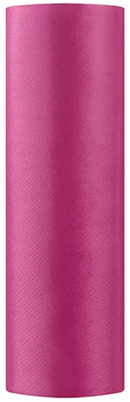 Satyna Gładka Bieżnik Dekoracja FUKSJA 0,16 x 9m