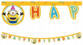 Baner Girlanda Minionki Urodziny Party 200cm