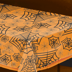 Obrus Foliowy Pajęczyna Halloween Pająk 274x139 cm