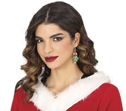 Kolczyki Wiszące Świąteczne LASKI CUKROWE 2szt.