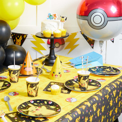 Talerzyki Papierowe Pokemon PIKACHU 23cm 8szt.