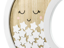 Drewniana księga gości Księżyc, 38,5x30cm, 1 szt.