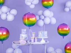 Balony Pastelowe Fioletowe Urodziny 12cm 100szt.