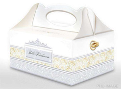 Pudełko na ciasto weselne, 1 szt.