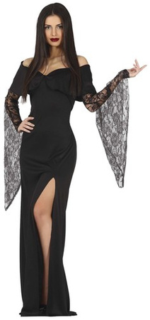 Kostium Strój GOTYCKA DAMA Wiedźma Halloween Bal M