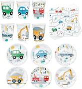 Zestaw Talerzyki Kubeczki Serwetki, SAMOCHODY