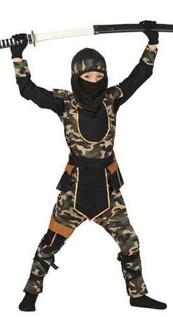 Strój dziecięcy Ninja Komandos 5-6 l, 1 szt.