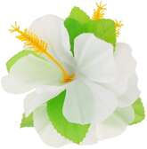 Przypinka Spinka Hawjska do Włosów Biała Kwiaty