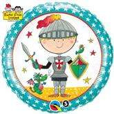 Balon foliowy 18" QL CIR "Knight"
