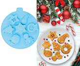 Forma Silikonowa do Ciastek Święta Boże Narodzenie