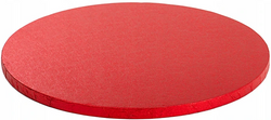 Podkład Tortowy Tort Okrągły GRUBY Czerwony 36cm