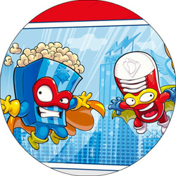 Opłatek tortowy 29 cm, Super Zings 1 szt.