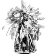 Ciężarek do balonów, foliowy, srebrny 1 szt.