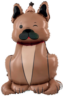 Balon Foliowy Stojący Pies Buldog 60x98cm