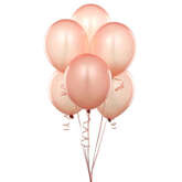 Balony pastelowe 12 cali, 25 szt., brzoskwinia