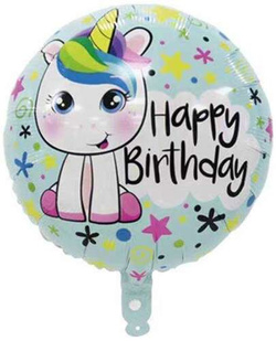 Balon Foliowy Jednorożec Unicorn Urodziny 45cm