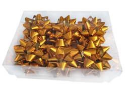 Rozety przyklejane 11 cm, złote 12 szt. 1 op.