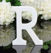 Literka Drewniana "R", 16 cm, 1 szt.