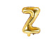Balon foliowy Litera "Z", 35cm, złoty, 1 szt.