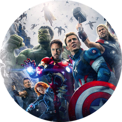 Opłatek tortowy 29 cm, Avengers 1 szt.