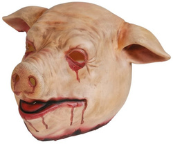 Maska Lateksowa Zakrwawiona ŚWINIA Halloween