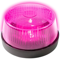 Różowa Lampka Świecąca Grająca Dźwięk Syreny Kogut