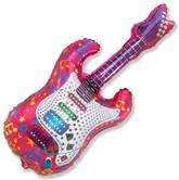 Balon foliowy 24" FX - "Gitara" (różowa)