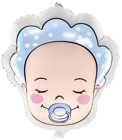 Balon Foliowy CHŁPOPIEC Bobas Baby Shower 40x45cm