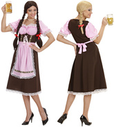 Kostium Strój BAWARKA w Kratkę Oktoberfest, L