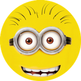 Opłatek tortowy 29 cm, Minionki 1 szt.