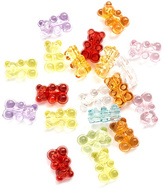 Akrylowe Koraliki Kolorowe MISIE Mix 17mm 20szt.