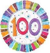 Balon foliowy 18” 100 urodziny 1szt.