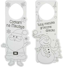 Świąteczna zawieszka na klamkę 2 szt.