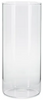 Szklany ŚWIECZNIK Wazon Tuba na Świecę, 10x23cm