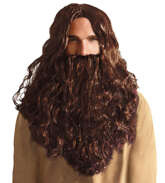 Peruka Św. JÓZEF z brodą, 1 szt.