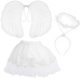 Zestaw Strój ANIOŁA Skrzydła Spódniczka Aureola