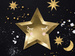 Talerzyki Little Star - Gwiazda, złoty, 27cm, 6szt