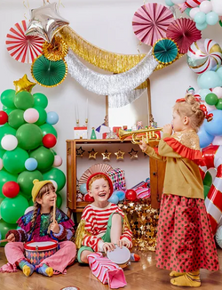 Kurtyna Tło Złote GWIAZDKI Święta 100x245 cm