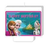 Świeczka Happy Birthday Frozen - Kraina Lodu