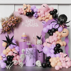 Balon Foliowy Czarny PAJĄK Halloween 62x83cm