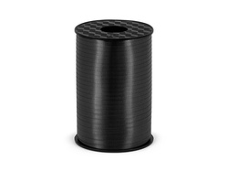 Wstążka plastikowa, czarny, 5mm/225m, 1 szt.