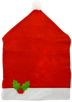 Pokrowiec na Krzesło Czapka Mikołaja 49x72 cm
